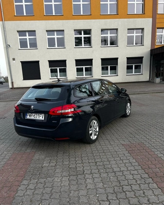 Peugeot 308 cena 28900 przebieg: 220000, rok produkcji 2014 z Września małe 37